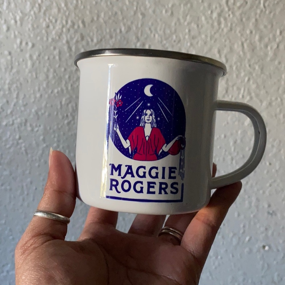 MAGGIE ROGERS 12oz enamel camping mug